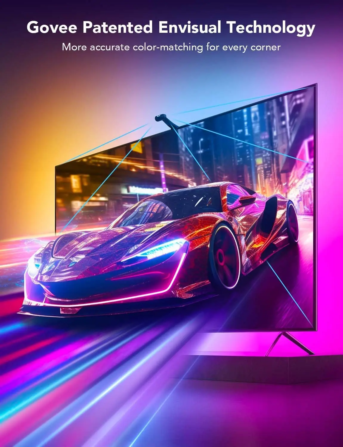 Govee H605C212 Envisual TV Backlight T2 with Dual Cameras - 75:85 inch  for sale in Emirates from Games2all