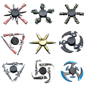 Games Weapons Metal Spinner (Randomly Different Shapes)