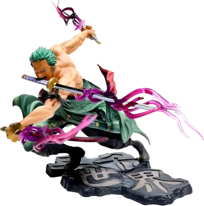 Anime One Piece - Roronoa Three-Sword Onigiri Slash - Figure 