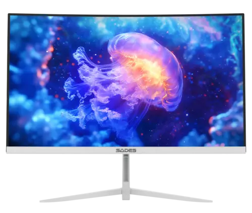 Sades NC-Pelagia SSC-CJ04F24W, FHD - HDMI 200Hz Curved Gaming Monitor - White
