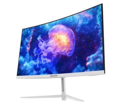 Sades NC-Pelagia SSC-CJ04F24W, FHD - HDMI 200Hz Curved Gaming Monitor - White