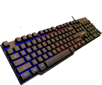 Keyboard Forev FV-Q1S with Rainbow Backlit LED Membrane