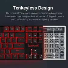 Redragon K552 Kumara Mechanical Gaming Keyboard - Red Switches  for sale in Emirates from Games2all