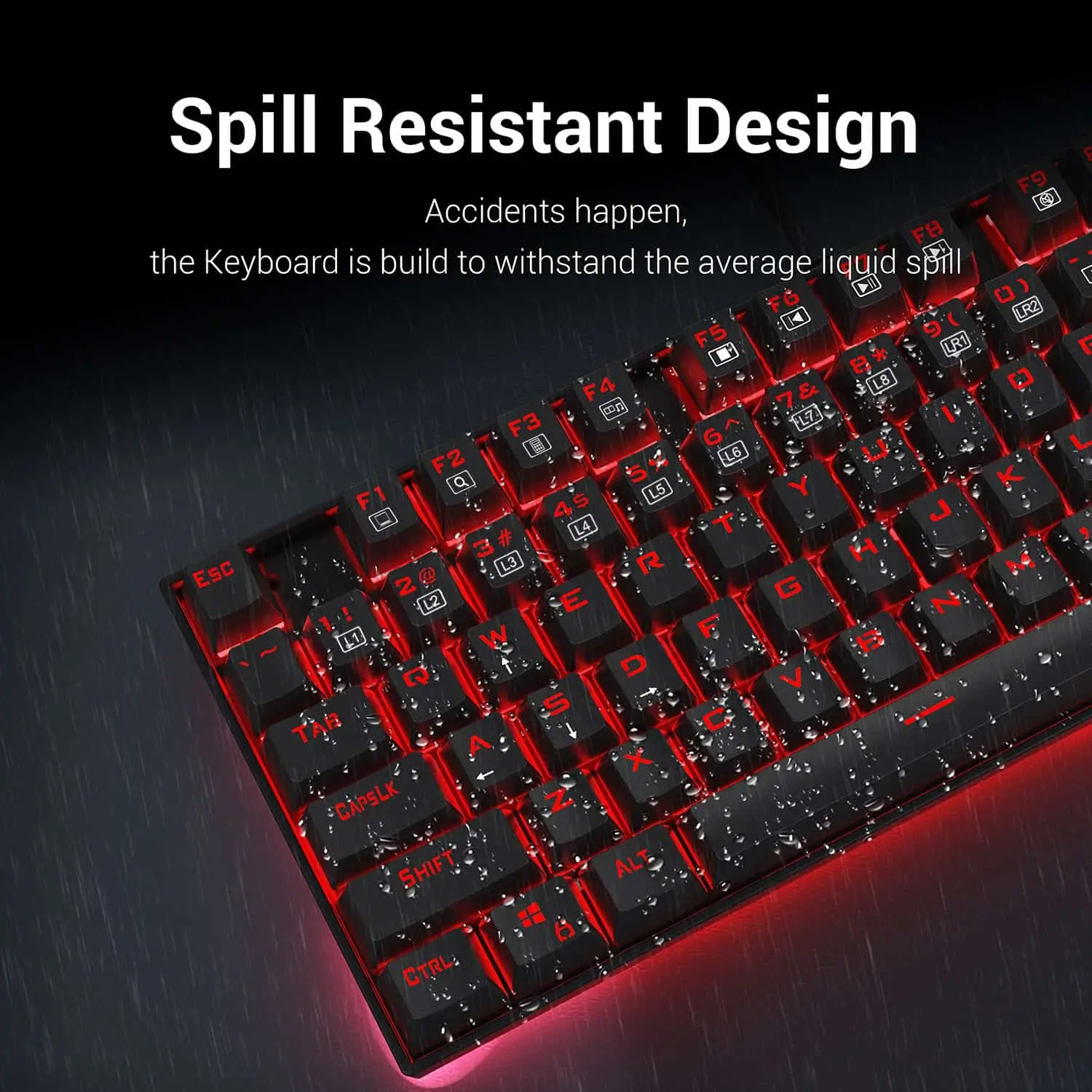 Redragon K552 Kumara Mechanical Gaming Keyboard - Red Switches  for sale in Emirates from Games2all
