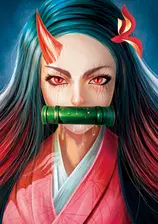 Demon Slayer - Nezuko Kamado  3D Poster   for sale in Emirates from Games2all