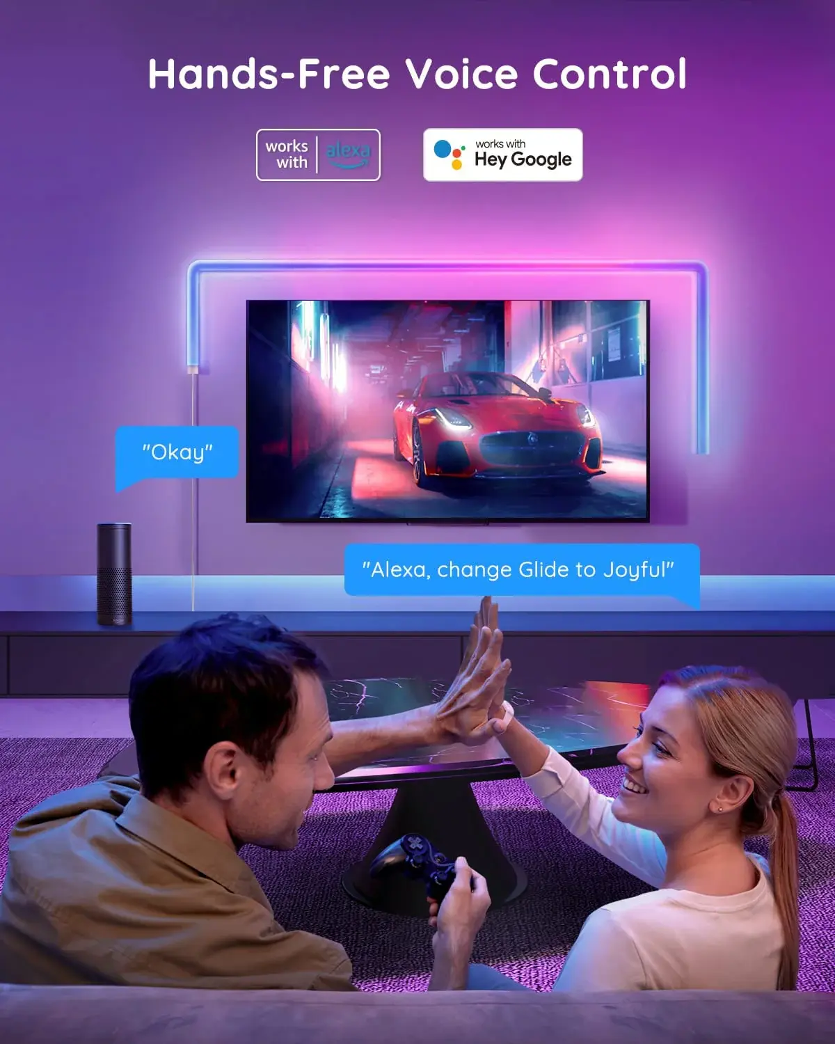 Govee H6062 Glide RGBIC Smart Wall Light  for sale in Emirates from Games2all