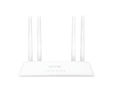 ايرلايف AC1205R راوتر لاسلكي ثنائي النطاق 4 منافذ  بسرعة 1200 ميجابت - أبيض