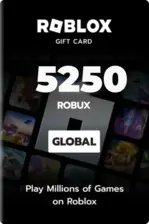 Roblox Card 5250 Robux Key Global