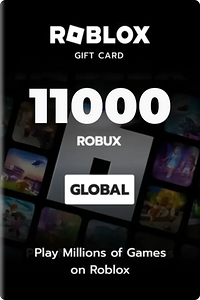 Roblox Card 11000 Robux Key Global