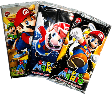 Super Mario Trading Card - Random Pack - 8 Cards 