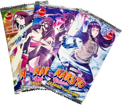 Anime: Naruto Trading Card - Random Pack - 8 Cards 