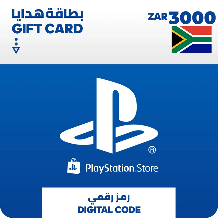 PSN PlayStation Store Gift Card ZAR 3000 (South Africa)  for sale in Emirates from Games2all