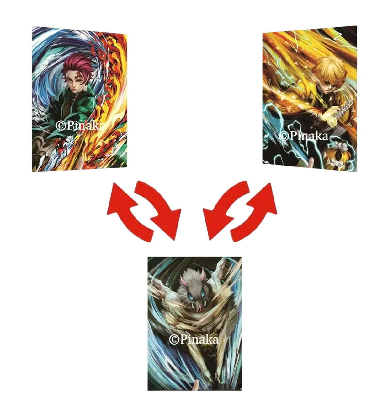 Anime Demon Slayer Elemental Power 3D Poster   for sale in Emirates from Games2all