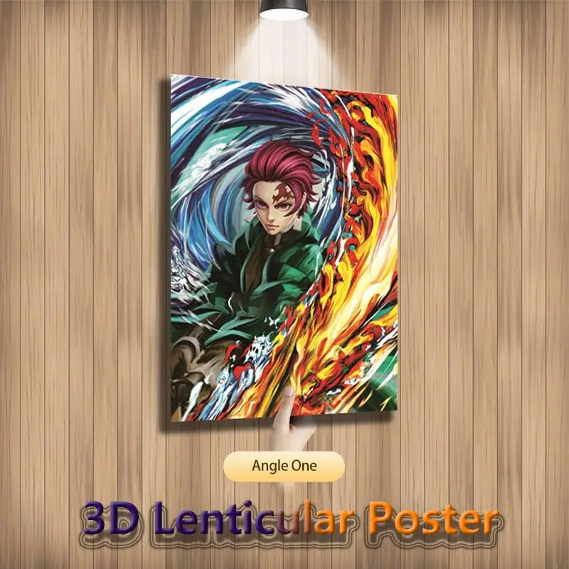 Anime Demon Slayer Elemental Power 3D Poster   for sale in Emirates from Games2all