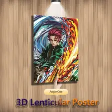 Anime Demon Slayer Elemental Power 3D Poster   for sale in Emirates from Games2all