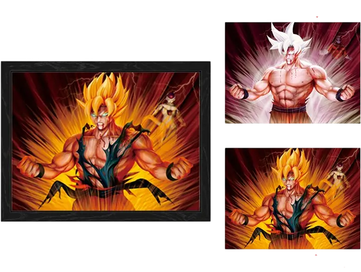 Anime Dragon Ball - Son Goku Super Saiyanr 3D Poster   for sale in Emirates from Games2all