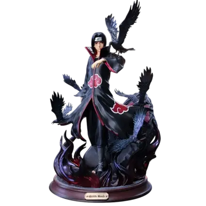 Naruto – Itachi Uchiha Akatsuki Cloak with Crows – Figure