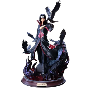 Naruto – Itachi Uchiha Akatsuki Cloak with Crows – Figure