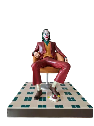 Joker Joaquin Phoenix Chair Model Decoration - Figure