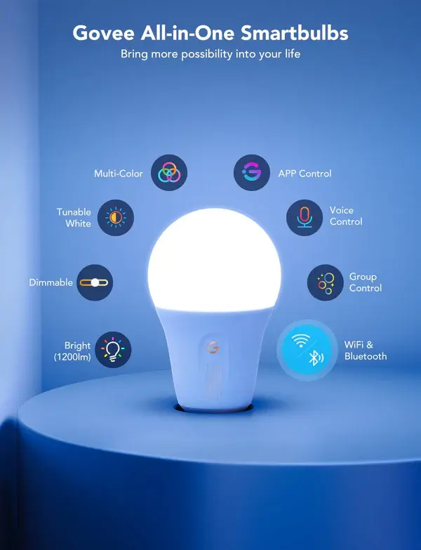 GOVEE RGBWW SMART LED BULB E27 1200LM  for sale in Emirates from Games2all