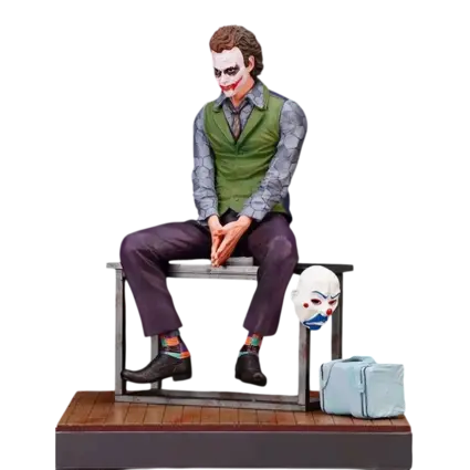 Heath Ledger Unforgettable Smile – Joker Sitting Model - Figure