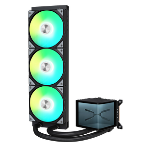 TRYX Panorama L-shaped AMOLED Screen Liquid Cooler ARGB 360 - Black
