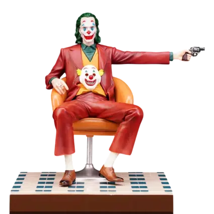 Joker Joaquin Phoenix Chair Model Decoration - Figure