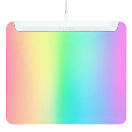 Razer Firefly V2 Pro - LED Backlit Gaming Mouse Mat - White