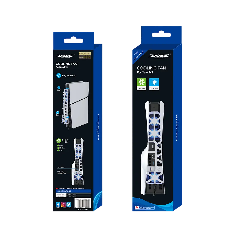 DOBE TP5-3538 New Console Cooling Fan for PS5 Silm   for sale in Emirates from Games2all