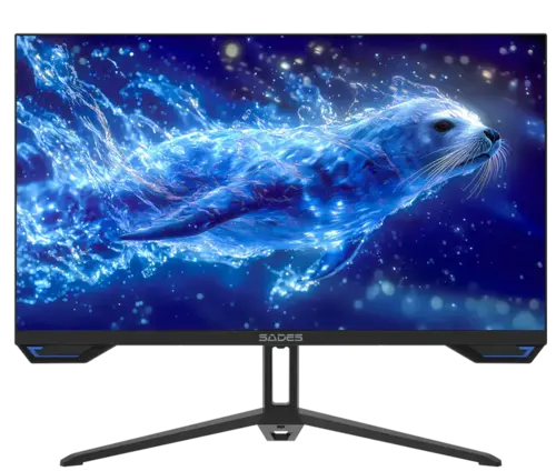 Sades SL-Sealion-27 SA- F01F27B FHD 120HZ Flat Gaming Monitor - Black