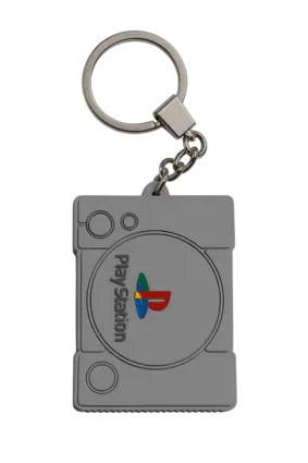 Playstation 1 Console 3D - Keychain Medal	