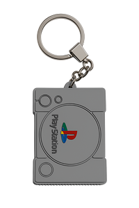 Playstation 1 Console 3D - Keychain Medal	
