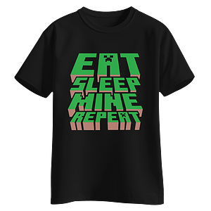 Time to Mine – Minecraft Kids T-Shirt
