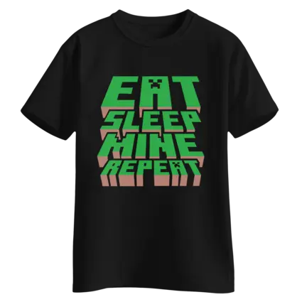Time to Mine – Minecraft Kids T-Shirt