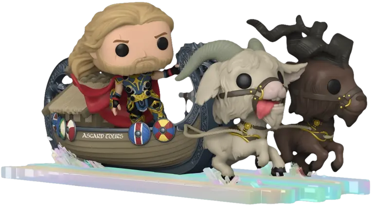 Funko Pop! Marvel's Thor: Love and Thunder - The Goat Boat Ride Super Deluxe