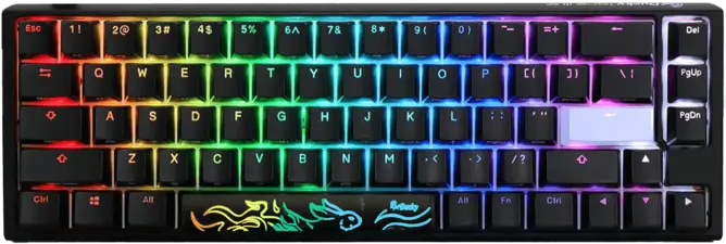 Ducky One 3 Classic Cherry Red Mechanical 65% Gaming Keyboard - Black  for sale in Emirates from Games2all