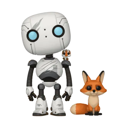 Funko Pop! & Buddy Cartoon Animation: The Wild Robot - Roz with Fink & Brightbill #1794