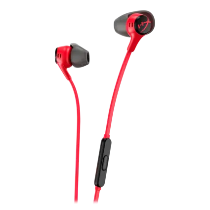 HyperX Cloud Earbuds II -Wired Gaming Earbuds - Red