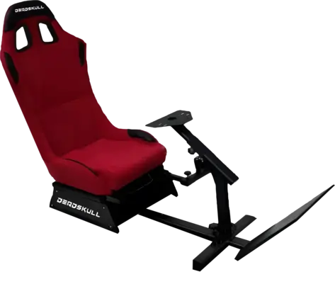 DeadSkull Racing Gaming Chair - Maroon 
