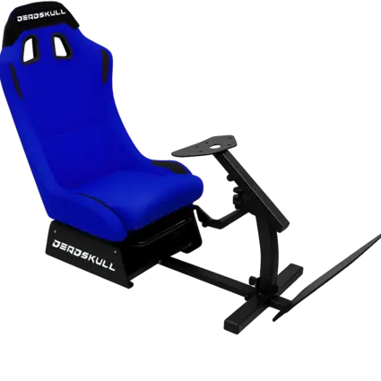 DeadSkull Racing Gaming Chair - Blue