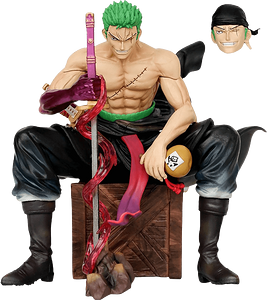 Anime One Piece - Roronoa Zoro With Collection accessories - Figure 