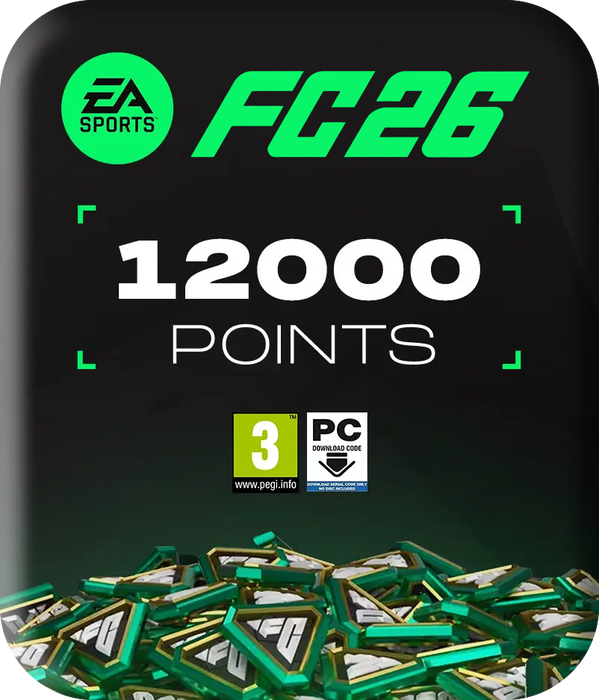 بطاقة هدايا اي ايه سبورتس اف سي 26 للكمبيوتر - 12000 نقطة - عالمي (جلوبال)  للبيع في ألإمارات من خلال Games2all