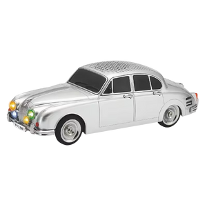 EVO 596 Jaguar Classic Car Design Bluetooth Speaker - silver