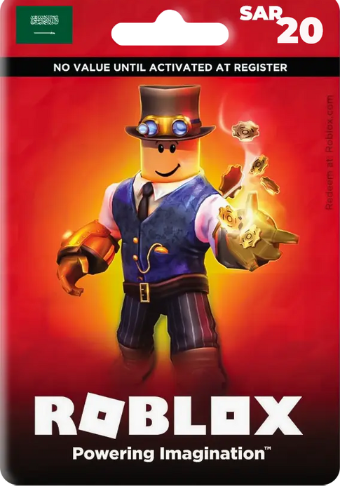 Roblox Card 20 SAR Robux Key - KSA  for sale in Emirates from Games2all