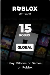 Roblox Card 15 Robux Key Global