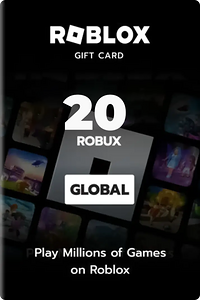 Roblox Card 20 Robux Key Global