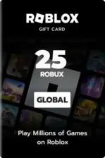 Roblox Card 25 Robux Key Global