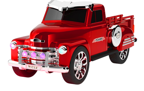 EVO 695 Pickup Truck Car Design Bluetooth Speaker - Red