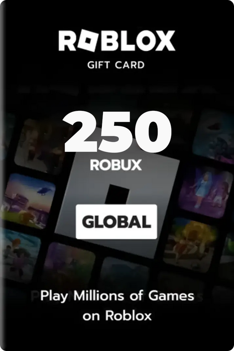 روبلكس كارد 250 عالمي  للبيع في ألإمارات من خلال Games2all
