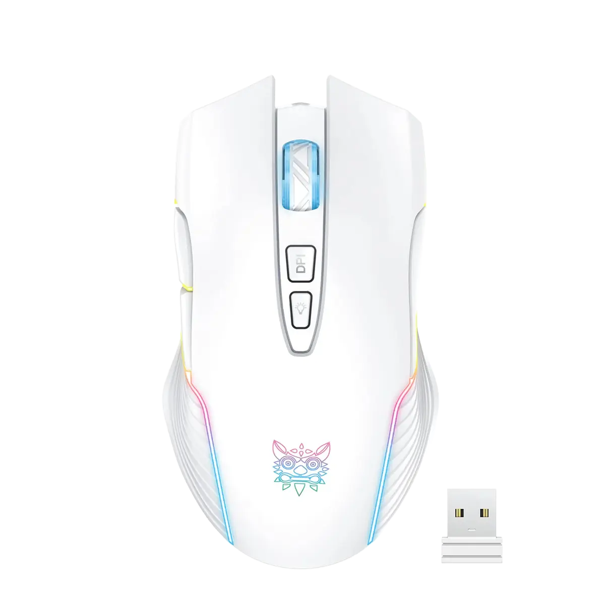 Onikuma CW905 Dual-Mode RGB Gaming Mouse - White  for sale in Emirates from Games2all